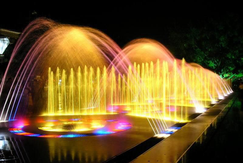 rgbw led fountain