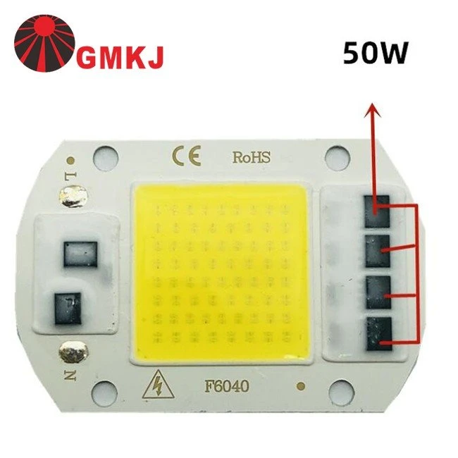 chip led cob 50w 220v