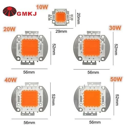 COB LED 50W rosa per luci per piante